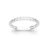 Nella Chiseled Ring in 925 Sterling Silver Plated Rhodium or 18K Gold Plated, view 4