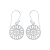 Load image into Gallery viewer, Mystigrey Clara .925 Sterling Silver Plated Rhodium Dangle Earrings
