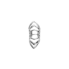 Aria Cuff in 925 Sterling Silver Plated Rhodium