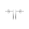 Sunset Earrings in 925 Sterling Silver Plated Rhodium, view 2