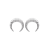 Mina Black Earrings in 925 Sterling Silver Plated Rhodium or 18K Gold Plated