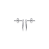Mina Black Earrings in 925 Sterling Silver Plated Rhodium or 18K Gold Plated, view 2