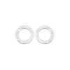 Load image into Gallery viewer, Mystigrey Tara 18K Plated Gold Circle Earrings for Women

