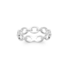 Emilie Ring in 925 Sterling Silver Plated Rhodium or 18K Gold Plated, view 4