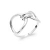 Oliana Ring in 925 Sterling Silver Plated Rhodium, view 4