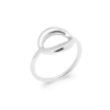 Mystigrey Octavia 18K Gold Plated and .925 Sterling Silver Plated Rhodium Ring
