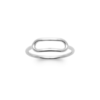 Mackenzie Ring in 925 Sterling Silver Plated Rhodium, view 2