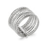 Load image into Gallery viewer, Mystigrey Marjory R7 .925 Sterling Silver Plated Rhodium Ring
