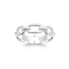 Noriel Ring in 925 Sterling Silver Plated Rhodium or 18K Gold Plated, view 4