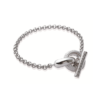 Mystigrey Chantel .925 Sterling Silver Plated Rhodium Bracelet for Women with Cubic Zirconia