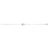 Hamsa E Eye Bracelet in 925 Sterling Silver Plated Rhodium