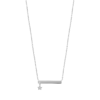 MiniMe Star Necklace in 925 Sterling Silver Plated Rhodium