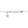 MiniMe Star Necklace in 925 Sterling Silver Plated Rhodium, view 2