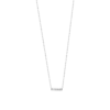 Mystigrey Jessica .925 Sterling Silver Plated Rhodium Necklace for Women with Cubic Zirconia