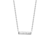 Load image into Gallery viewer, Mystigrey Jessica .925 Sterling Silver Plated Rhodium Necklace for Women with Cubic Zirconia
