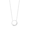 Load image into Gallery viewer, Mystigrey Chloe .925 Sterling Silver Plated Rhodium Necklace for Women N7 with Cubic Zirconia
