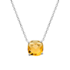Alizee Maya Necklace in 925 Sterling Silver Plated Rhodium, view 2