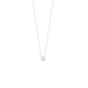 Mystigrey Amanda 18K Gold Plated and .925 Sterling Silver Plated Necklace for Women with Cubic Zirconia