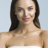 Montana Necklace in 925 Sterling Silver Plated Rhodium or 18K Gold Plated, view 15