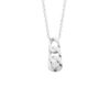 Load image into Gallery viewer, Mystigrey Kenna .925 Sterling Silver Plated Rhodium Necklace Cubic Zirconia
