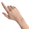 Celeste Bracelet in 925 Sterling Silver Plated Rhodium, view 3