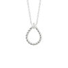 Load image into Gallery viewer, Mystigrey Tilly .925 Sterling Silver Plated Rhodium and 18K Gold Plated Necklace Cubic Zirconia
