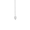 Load image into Gallery viewer, Mystigrey Amelia .925 Sterling Silver Plated Rhodium and 18K Gold Plated Long Necklace Cubic Zirconia
