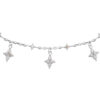 Maria Necklace in 925 Sterling Silver Plated Rhodium