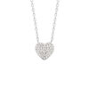 Lea Necklace in 925 Sterling Silver Plated Rhodium