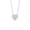Load image into Gallery viewer, Mystigrey Lea .925 Sterling Silver Plated Rhodium Necklace Cubic Zirconia

