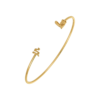 Milena Love Bangle in 18K Gold Plated