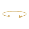 Milena Love Bangle in 18K Gold Plated, view 2
