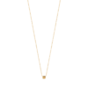 Load image into Gallery viewer, Mystigrey Brooke .925 Sterling Silver Plated Rhodium Necklace for Women with square
