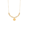 Load image into Gallery viewer, Mystigrey Cesaria 18K Gold Plated Necklace for Women with Circle Pendant for Women

