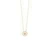 Ophelia White Necklace in 18K Gold Plated