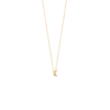 Moon Matte Necklace in 18K Gold Plated