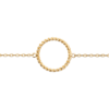 Ashley Circle Bracelet in 18K Gold Plated, view 2