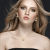 Mystigrey Michaela 18K Gold Plated Necklace for Women