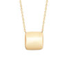 Full Square Necklace in 18K Gold Plated