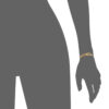 Mystigrey Alexandra 18K Gold Plated Interlocked Bangle for Women