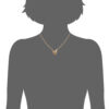 Chantel Necklace in 925 Sterling Silver Plated Rhodium or 18K Gold Plated, view 8