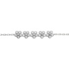 Flore Bracelet in 925 Sterling Silver Plated Rhodium