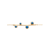 Vivienne Blue Bracelet in 18K Gold Plated, view 2