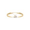Load image into Gallery viewer, Mystigrey Milena Heart 18K Gold Plated Dangle Bangle for Women with Cubic Zirconia
