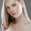 Chloe N7 Necklace in 18K Gold Plated, view 3