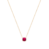 Alizee Georgia Red Necklace in 18K Gold Plated