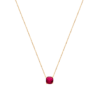 Mystigrey Alizee Georgia 18K Gold Plated Necklace for Women Red