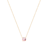 Alizee Lilly Pink Necklace in 18K Gold Plated