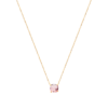 Load image into Gallery viewer, Mystigrey Alizee Lilly 18K Gold Plated Necklace for Women Pink
