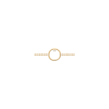 Myra Circle Bracelet in 18K Gold Plated, view 2